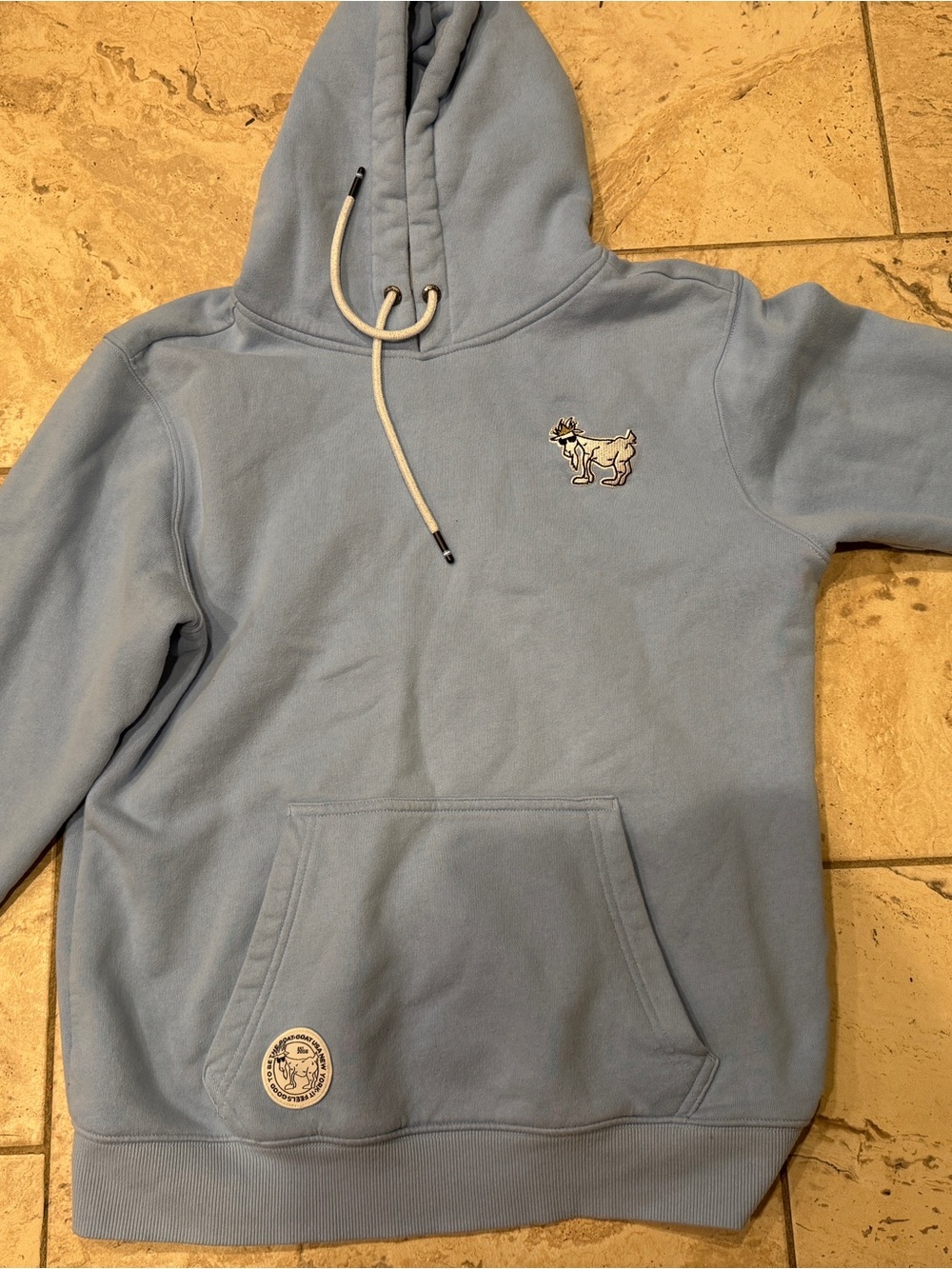 Goat USA light blue hoodie